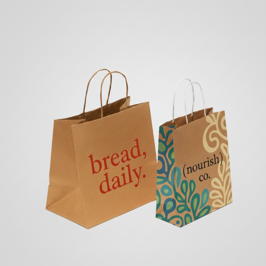 Sac En Papier Kraft Marron