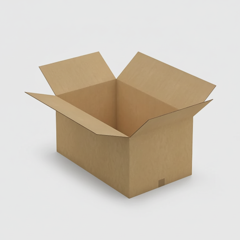Carton d’emballage 80x50x40 cm solide et spacieux, parfait pour le transport et la protection d’articles volumineux.