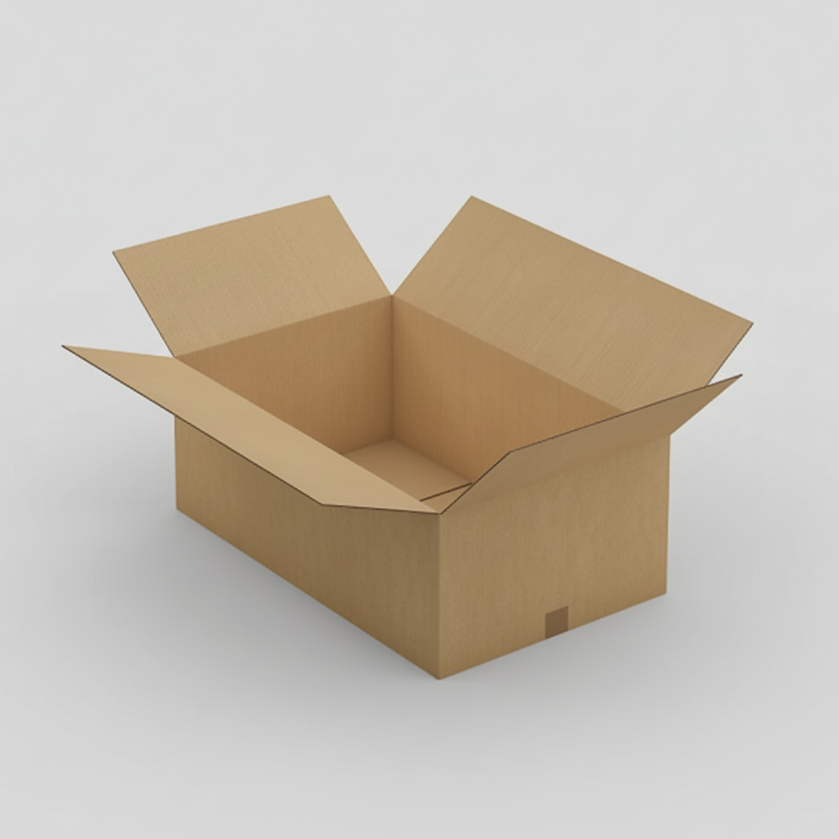 Emballage carton 80x50x30 cm grande capacité, conçu pour le transport sécurisé d’articles.